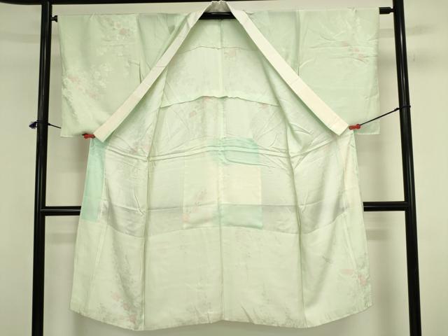 平和屋着物●長襦袢 無双仕立て 草花 正絹 逸品 DABK2383op