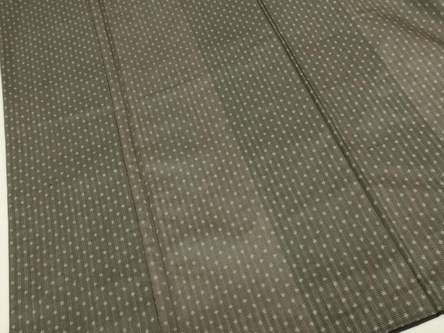 平和屋着物●本場大島紬 9マルキ 抽象間道 正絹 逸品 DABK2423op