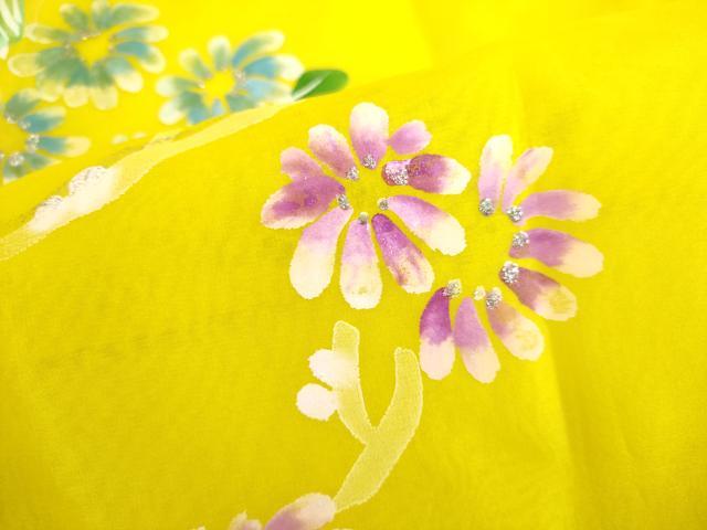 平和屋本店●極上 チマチョゴリ 韓服 民族衣装 草花 銀彩 逸品 DABK2442op