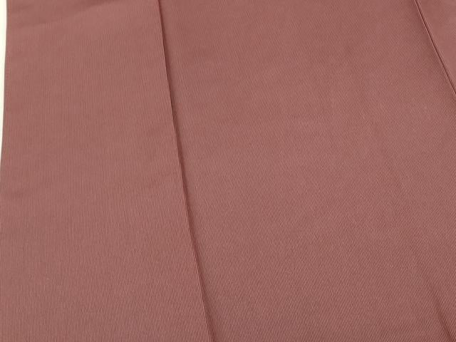 平和屋着物●江戸小紋 万筋 紅檜皮色×蝋色 本草木萬両染 正絹 逸品 DABK2451op