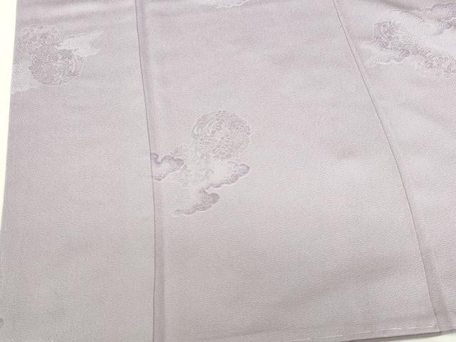 平和屋着物●上質な小紋 雲取草花文 ビロード 正絹 逸品 未使用 DABK2674op