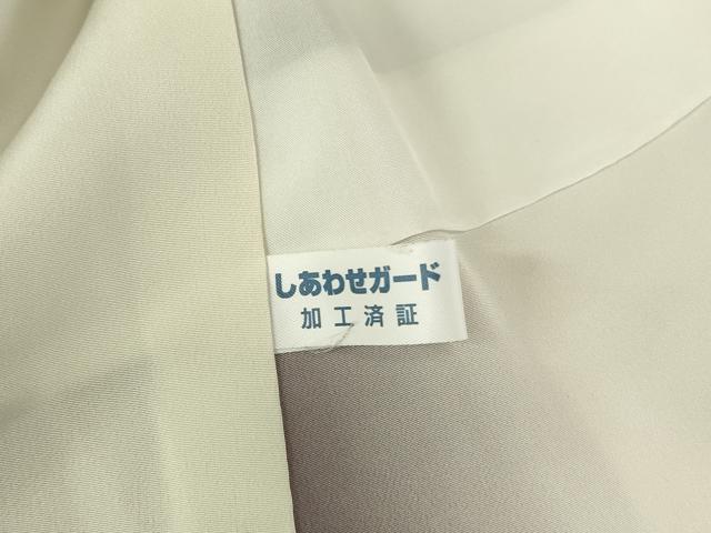 平和屋着物●上質な小紋 雲取草花文 ビロード 正絹 逸品 未使用 DABK2674op