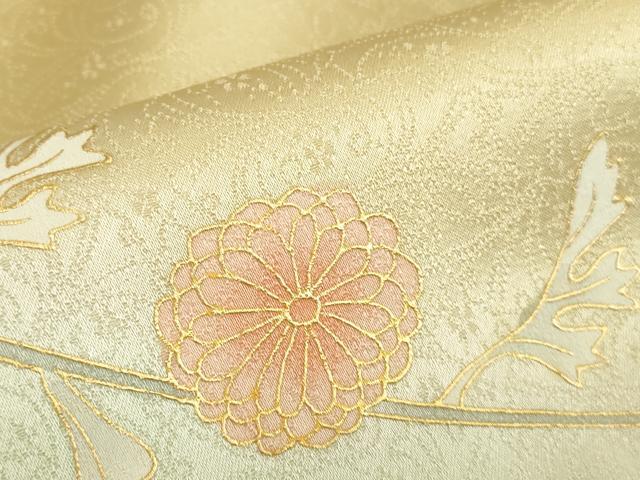 平和屋着物●訪問着 舞蝶花文 暈し染め 金彩 鈴乃屋扱い 正絹 逸品 DABK2693op