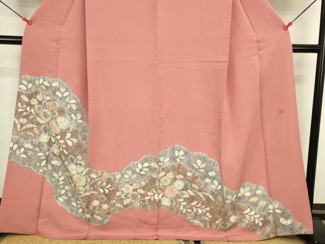 平和屋着物●訪問着 作家物 絞り 辻が花 金彩 正絹 逸品 DABK2753op