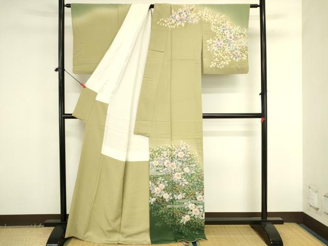 平和屋着物●訪問着 作家物 絞り 辻が花 暈し染め 金彩 正絹 逸品 DABK2776op