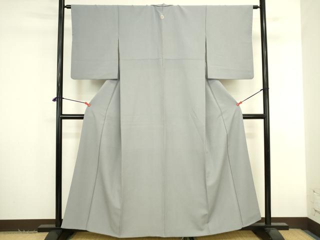 平和屋着物●洗える最高級着物 <英>はなぶさ謹製 色無地 豆がら茶色 洗える着物 DABK2788op