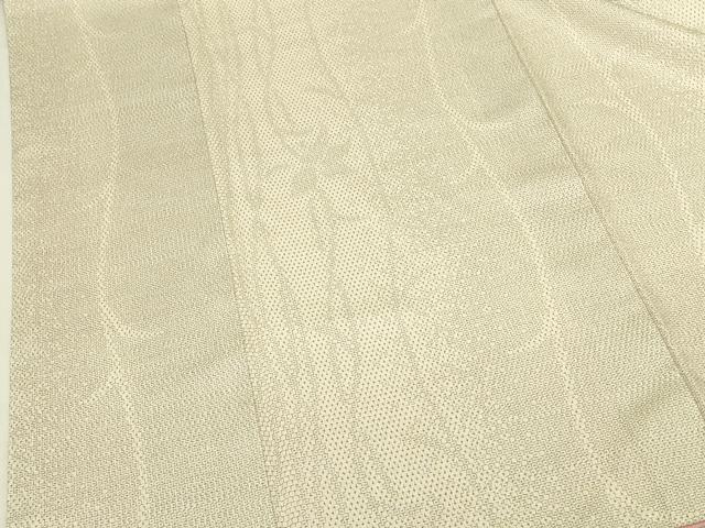 平和屋着物●本塩沢 110亀甲 草花文 正絹 逸品 DABK2823op