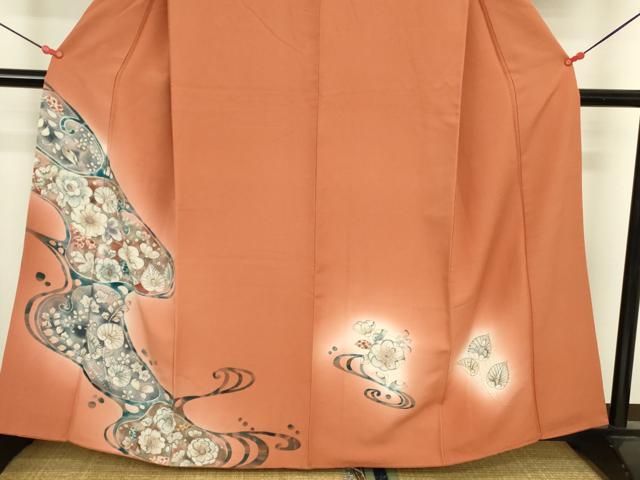 平和屋着物●訪問着 絞り 辻が花 暈し染め 正絹 逸品 DABK2874op
