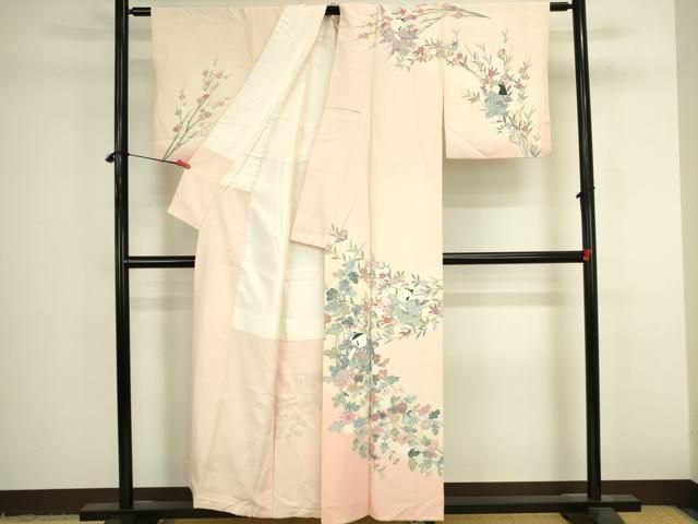 平和屋着物●訪問着 友禅 作家物 童子遊び 暈し染め 金彩 正絹 逸品 DABK2972op