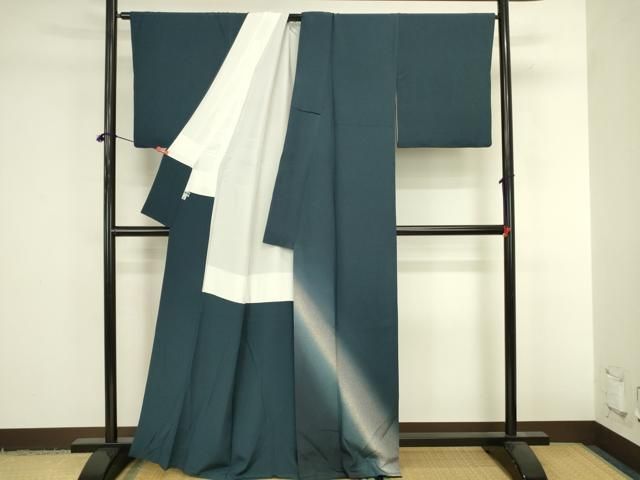 平和屋着物●訪問着 霞文 暈し染め 正絹 逸品 DABK2978op