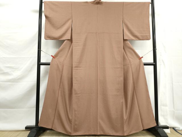 平和屋着物■上質な小紋 間道 正絹 逸品 DABK3019qa