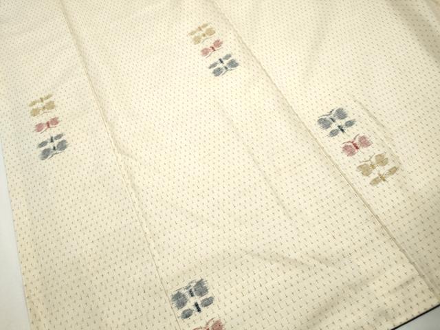 平和屋着物■上質な紬 遠州椿 正絹 逸品 DABK3052qa