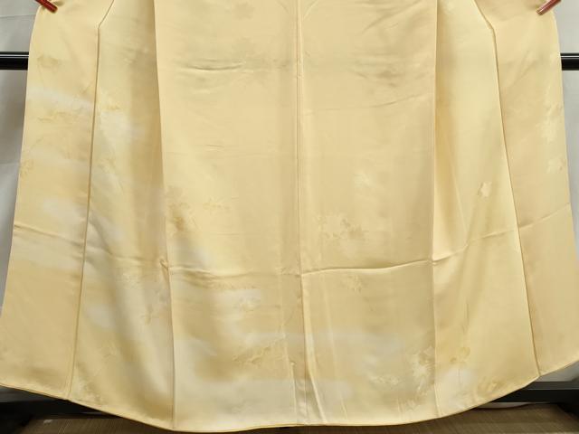 平和屋着物■訪問着 地紋起こし 霞枝花文 暈し染め 正絹 逸品 DABK3201qa