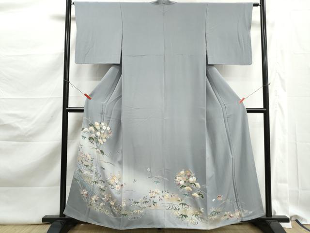 平和屋着物■豪華色留袖 草花文 松竹梅 暈し染め 金彩 正絹 逸品 DABK3206qa