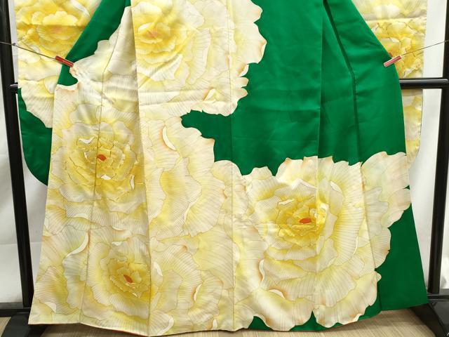 平和屋着物■豪華振袖 駒刺繍 花尽くし 牡丹 金彩 正絹 逸品 DABK3270qa