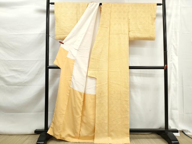 平和屋着物■大変加工の良い総絞り小紋 正絹 逸品 DABK3302qa