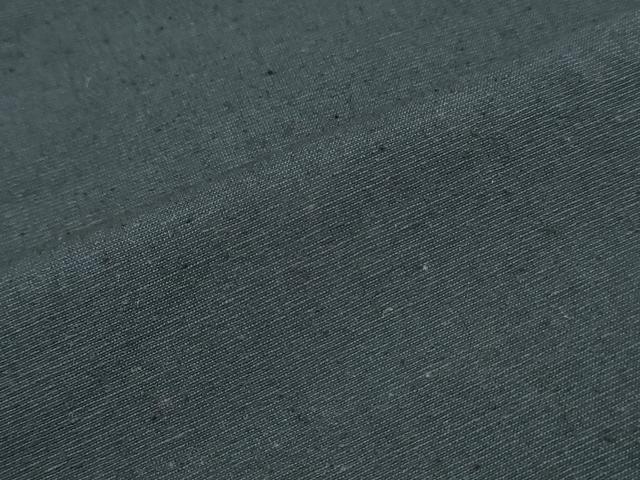 平和屋着物▼男性 結城紬 反物 着尺 アンサンブル 濃藍色 証紙付き 逸品 未使用 DABK3573zy