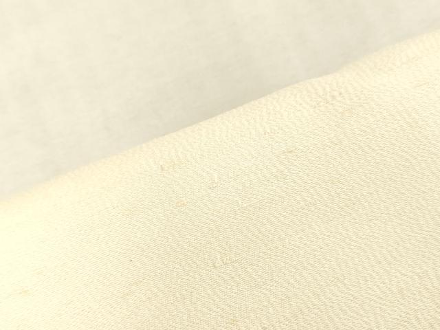 平和屋着物▼羽織・コート 白生地 反物 羽尺 生成り色 逸品 未使用 DABK3725zy