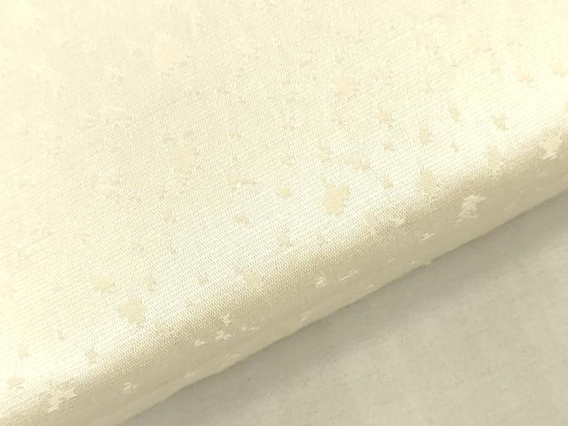 平和屋着物▼白生地 反物 着尺 霞地紋 生成り色 逸品 未使用 DABK3730zy