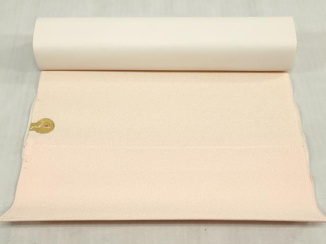 平和屋着物▼西陣 島原織物謹製 名古屋帯 帯反物 唐織 花蝶文 金銀糸 証紙付き 逸品 未使用 DABK3863zy