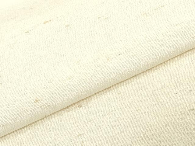 平和屋着物▼白生地 反物 着尺 浜紬 生成り色 逸品 未使用 DABK3919zy