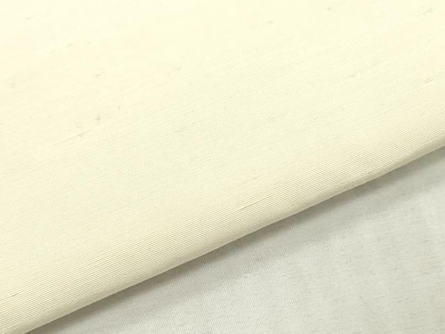 平和屋着物▼白生地 反物 着尺 生成り色 御召縮緬 逸品 未使用 DABK3971zy