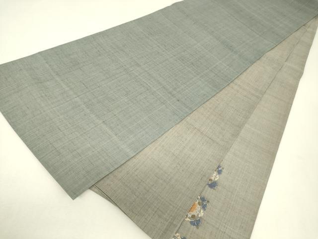 平和屋着物●中国三大刺繍 スワトウ刺繍 汕頭刺繍 相良刺繍 絽刺し 総刺繍 太鼓柄袋帯 紬地 壁画動物文 正絹 逸品 DABK4114az