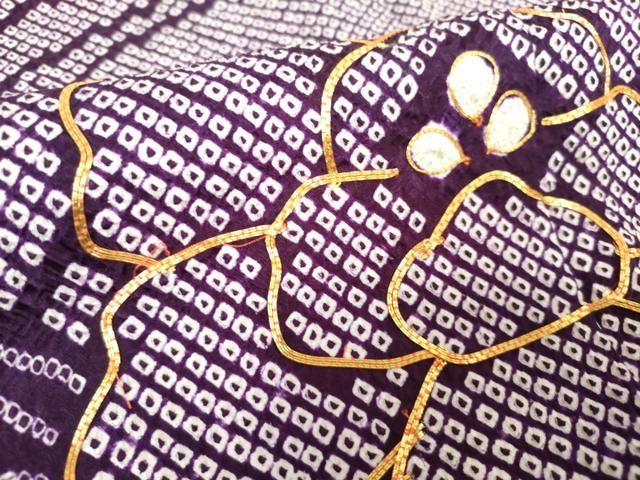 平和屋着物∵女の子 十三参り 子供 祝着 駒刺繍 総絞り 牡丹 金糸 逸品 DABK5201ea