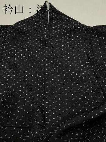 平和屋着物■上質な小紋 十字絣 正絹 逸品 DABK5683sf