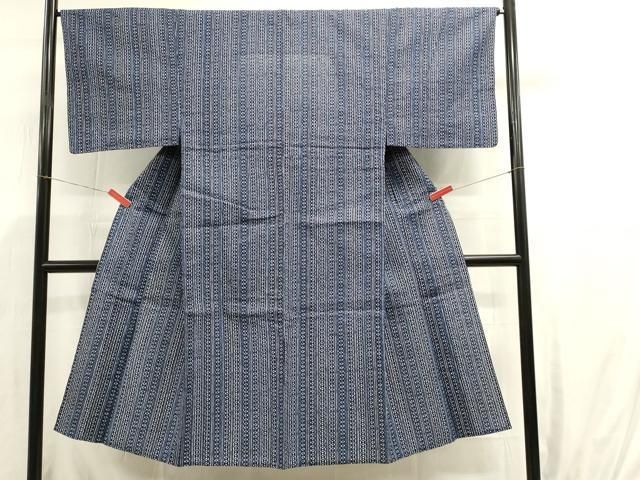 平和屋着物∴夏物 男性 浴衣 手縫い 花間道 綿 逸品 DABK5911sf