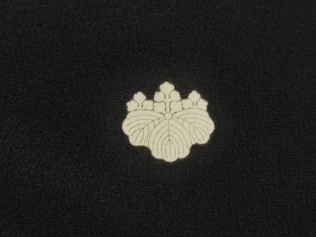 平和屋着物■豪華黒留袖 霞花車文 正絹 逸品 DABK6113qa