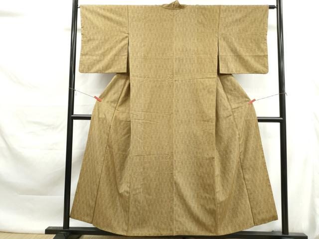 平和屋着物■上質な紬 間道 正絹 逸品 DABK6125qa