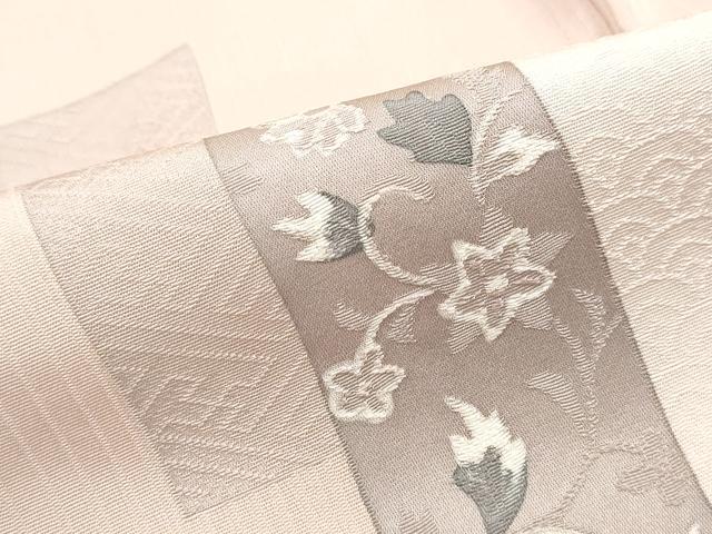 平和屋着物■上質な小紋 短冊花文 正絹 逸品 DABK6128qa