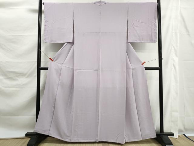 平和屋着物■上質な色無地 牡丹鼠色 正絹 逸品 DABK6135qa