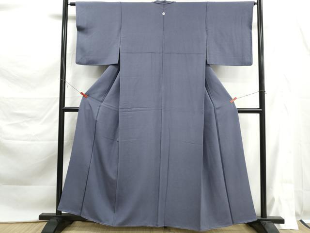 平和屋着物■上質な色無地 薄鼠色 正絹 逸品 DABK6138qa
