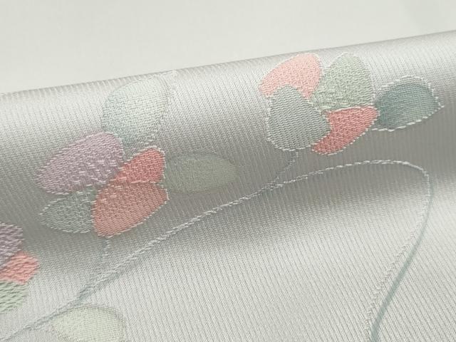平和屋着物■上質な小紋 枝花文 正絹 逸品 DABK6178qa