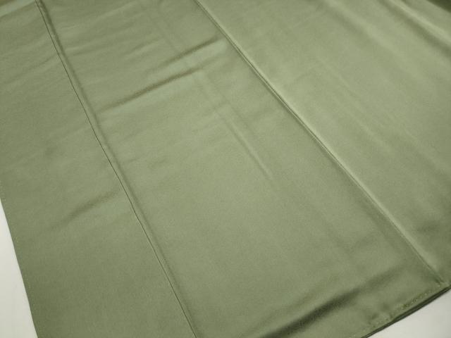 平和屋着物■上質な色無地 紗綾形地紋 柳色 正絹 逸品 DABK6186qa