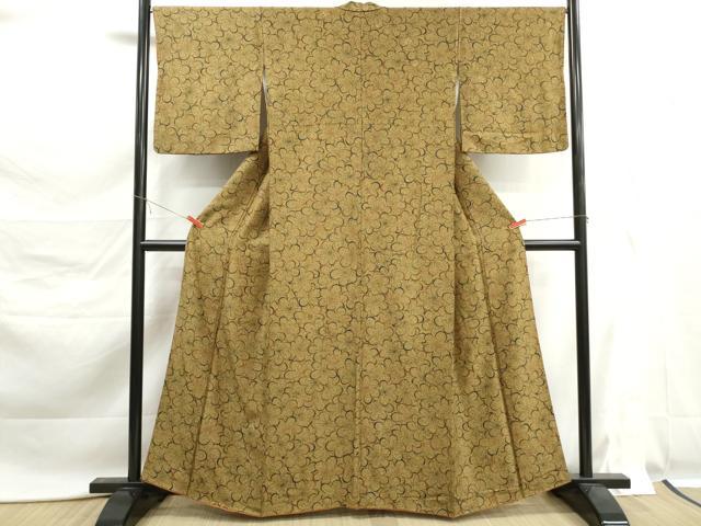 平和屋着物■上質な小紋 梅尽くし文 正絹 逸品 DABK6191qa