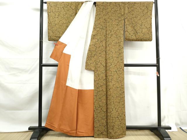 平和屋着物■上質な小紋 梅尽くし文 正絹 逸品 DABK6191qa