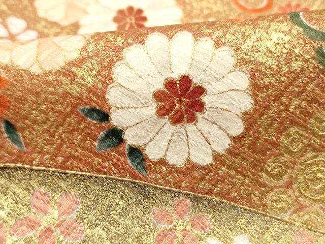 平和屋着物■豪華振袖 絞り 舞花文 暈し染め 金彩 正絹 逸品 DABK6198qa