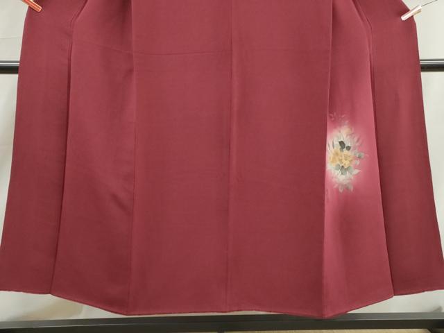 平和屋着物■豪華色留袖 作家物 草花文 暈し染め 鬼しぼ縮緬 正絹 逸品 DABK6316qa