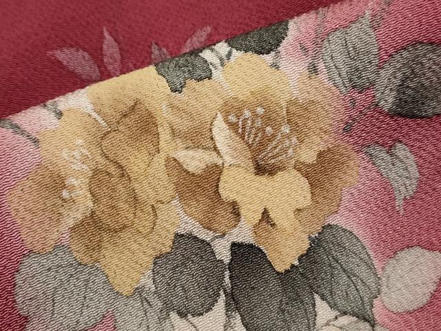 平和屋着物■豪華色留袖 作家物 草花文 暈し染め 鬼しぼ縮緬 正絹 逸品 DABK6316qa