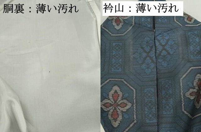 平和屋着物■本場大島紬 亀甲花文 正絹 逸品 DABK6384qa
