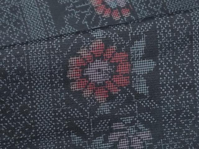 平和屋着物■本場大島紬 9マルキ 花間道 正絹 逸品 DABK6426qa