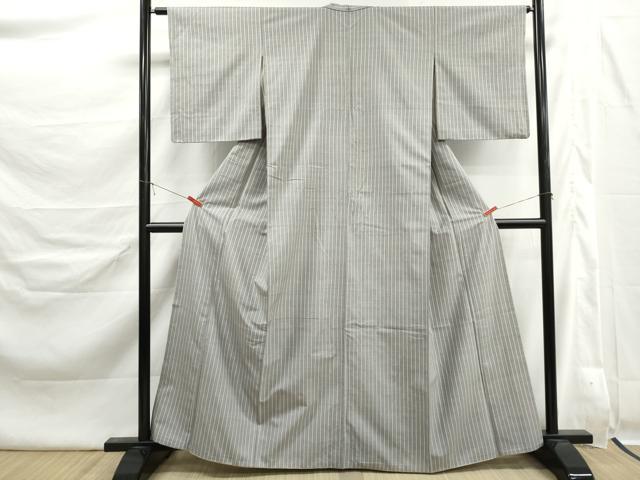 平和屋着物■銀座世きね 紬 間道 正絹 逸品 DABK6441qa