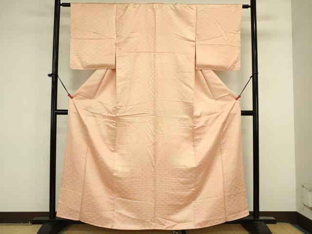 平和屋着物■上質な小紋 青海波地紋 暈し染め 正絹 逸品 DABK6628ya