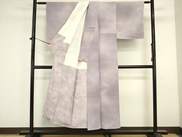 平和屋着物■染色作家 斉藤三才 小紋 霞文 暈し染め 正絹 逸品 DABK6633ya