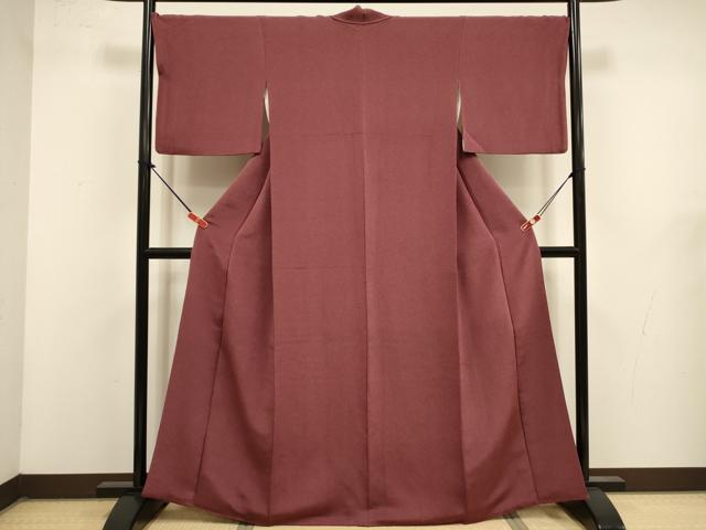 平和屋着物■江戸小紋 鮫小紋柄 鬼しぼ縮緬 正絹 逸品 DABK6668ya