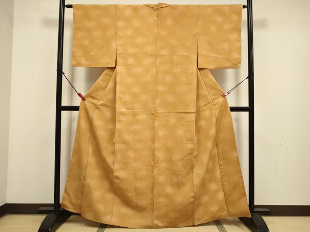 平和屋着物■上質な小紋 抽象間道 暈し染め 正絹 逸品 DABK6704ya