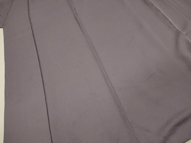 平和屋着物■上質な色無地 霞地紋 半色 正絹 逸品 DABK6727ya